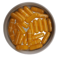 HEALSEE Capsules végétales vides HPMC jaunes à base de plantes, série de coques végétales colorées avec impression de logo disponible, fabriquées à Shenzhen, Chine
