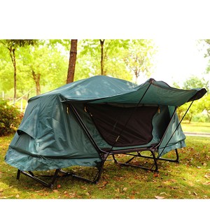 Camping en plein air deux-en-un tente simple pliante lit <span class=keywords><strong>de</strong></span> marche tente <span class=keywords><strong>de</strong></span> pêche étanche à la pluie portable - Product Image 5