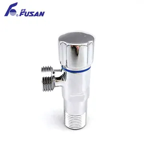 Faucet accessories chrome plated zinc handle valve angle,miniscule 90 degree angle valve