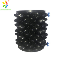 Pot Pemangkasan Udara Laris Manis Warna Hitam 15*20CM Portabel Ramah Lingkungan Bahan PE Kapasitas 3L untuk Menanam Bibit Tanaman Kebun