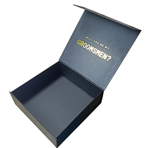 HENGXING Customized Black Gift <b>Box</b> Luxury Cardboard Paper Magnet Gift Packaging <b>Box</b> for Sweater Bundles <b>Clothes</b> - Product Image 1