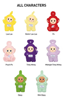 Popmart Original 100% Authentique Teletubbies Vibrancy Series Figurines en PVC et Peluche Porte-clés Boîte Mystère Figurines de Collection