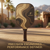 Raquette de pickleball FEIPICKFU 16 mm T700 en fibre de carbone brute, surface texturée, haute performance, raquette de pickleball professionnelle