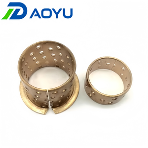 Casquillo de grafito autolubricante de bronce SAE 841 sin aceite, con brida, sinterizado, mecanizado por CNC, de alta precisión y resistente al desgaste - Product Image 2