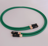Câble coaxial RCA OCC argenté pour amplificateurs de puissance Hi-Fi, son mâle vers mâle, pour voiture, ordinateur, lecteur DVD - Longueurs 1m 1,5m 2m 3m