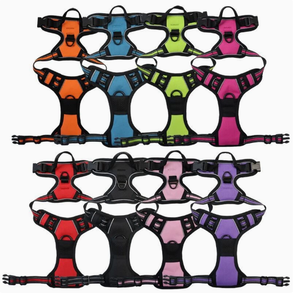No Pull <b>Dog</b> <b>Harness</b> Adjustable <b>Reflective</b> Oxford Easy Control Medium Large <b>Dog</b> <b>Harness</b> with A Free Heavy Duty 5ft <b>Dog</b> Leash - Product Image 2