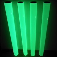 Cinta Fotoluminiscente Ecológica, Película Imprimible de PVC/PET, Láminas Luminosas, Adhesivos Flexibles Resistentes para Exteriores, Película que Brilla en la Oscuridad
