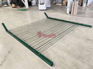 Panneau de clôture en treillis métallique courbé 3d en PVC galvanisé à chaud - Product Image 4