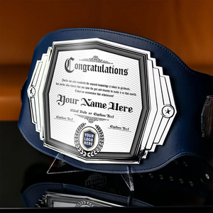 Custom Champion Belt University Class <span class=keywords><strong>Alma</strong></span> Mater Bachelor's degree graduación celebración recuerdo - Product Image 3