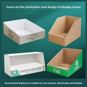 Boîte de présentation alimentaire en carton pop-up <span class=keywords><strong>à</strong></span> quatre coins, adaptée aux aliments et aux boissons, avec laminage mat, et pliable. - Product Image 4