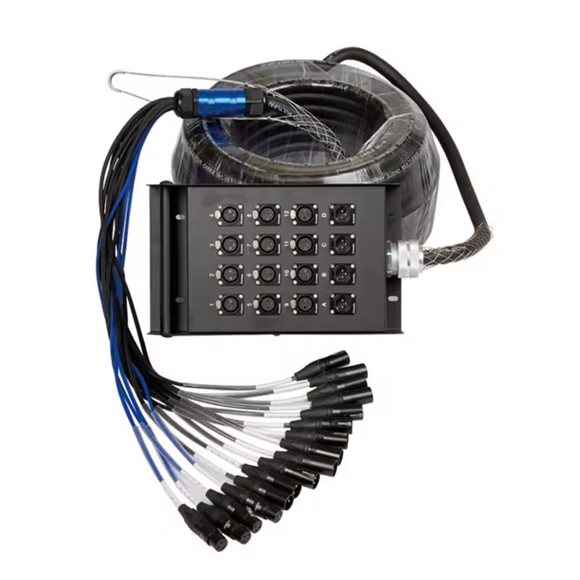Multicore 12 Channel 16 Channel 3 Pin Male to Female Xlr Y Splitter Microphone Audio Snake Cable Stage Box