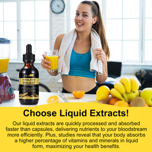 卸売60ml純粋なヒマラヤシラジット樹脂ハーブエキス液体サプリメントエネルギーブースト免疫サポートのためのシラジットドロップ - Product Image 5