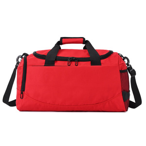 Lightweight Oxford Fabric Travel <b>Bag</b> Individual Shoe Storage Letter Pattern Fashion Daily Outdoor Zipper Closure Gym Duffle <b>Bag</b> - Product Image 1