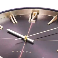 12 אינץ 3D מספר כחול יוקרה קיר שעון נורדי מודרני פלסטיק שקט קוורץ פשוט מותאם אישית שעונים סיטונאי