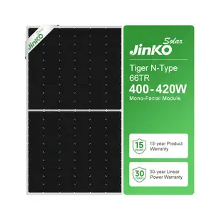 Jinko Tiger N-type 66TR 400W Mono PV Module Solar Panel For Europe