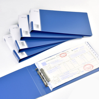 Carpeta de facturas de plástico comercial de la serie de suministros de oficina Zhanma tamaños A4/B6/A5/16K Material PP duradero Logotipo de colores personalizados para