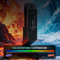 Cerradura Inteligente para Puerta Exterior con Control Remoto por Huella Dactilar de Doble Lado, Tarjeta Electrónica, TTLock, Tuya WiFi, Resistente al Agua