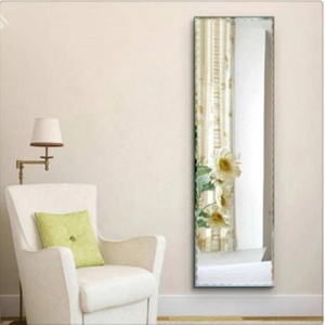 Customizable Large Modern Bevel Edge <b>Silver</b> Glass Dressing Wall <b>Mirror</b> for Bathroom Modern Decorative <b>Mirrors</b> Flexible for Room - Product Image 2