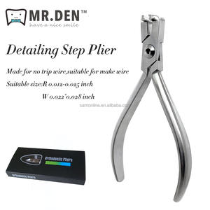 Alicates de corona telescópicos dentales Mr.Den, alicates escalonados de detalles de ortodoncia de acero inoxidable quirúrgico para uso <span class=keywords><strong>Dental</strong></span>, herramientas ortopédicas - Product Image 3