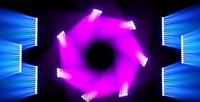 LEAHUA Éclairage de scène professionnel à LED, barre de projecteurs 20x40W RGBW 4-en-1, tête mobile à zoom pixel, DMX, extérieur IP65, pour événements dynamiques et concerts