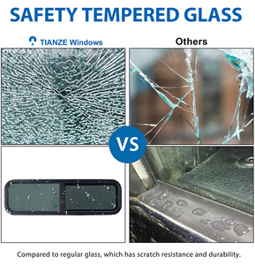 Khung nhôm kính cường lực cửa sổ trượt cho Motorhome & RV - Product Image 3