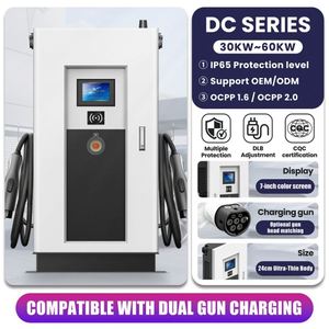 Ocpp ที่ชาร์จไฟ DC EV DC แบบเร็ว2 30KW 40KW 60KW สำหรับการใช้งานทางธุรกิจ gP/t CCS chademo - Product Image 5