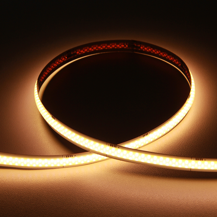 16.4FT/5M COB FCOB Flexible LED Strip Light DC12V/24V 320leds/m Bendable Tape