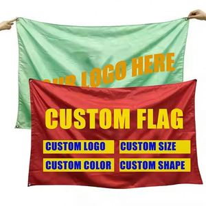 Bandera Personalizada de Alta Calidad para Exteriores, Resistente, 100% Poliéster, Doble Cara, 150 x 450 cm, Fabricación Profesional - Product Image 3