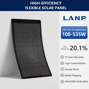 Panneaux solaires flexibles de 100W à 535W pour usage domestique, chargeur monocristallin, système photovoltaïque haute efficacité, produits d'énergie <span class=keywords><strong>solaire</strong></span> - Product Image 2