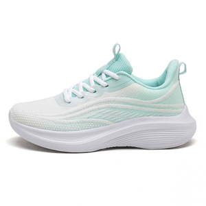 Chaussures de marche décontractées légères et respirantes en mesh pour femmes, avec amorti plat - Product Image 6
