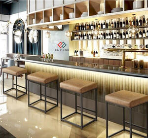 Fancy Led Lighted Nightclub Cocktail <strong>Pub</strong> <strong>bar</strong> Counter With RGB Led Lighting - Product Image 5