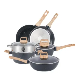Die Cast 12pcs Aluminum Nonstick Pots And Pans Cookware Sets,Alibaba aluminum cookware manufacturer