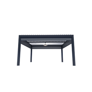 Gazebo Moderno Eléctrico Inteligente <span class=keywords><strong>con</strong></span> Recubrimiento <span class=keywords><strong>de</strong></span> Polvo <span class=keywords><strong>de</strong></span> Aluminio, <span class=keywords><strong>con</strong></span> Opción <span class=keywords><strong>de</strong></span> LED y Panel Solar, para Decoración <span class=keywords><strong>de</strong></span> Jardín y Uso en Exteriores - Product Image 1