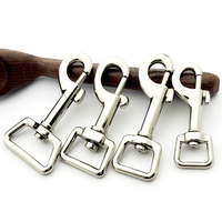 Mousqueton pivotant réglable en métal de luxe vintage professionnel, étanche, avec anse de sécurité, pour accessoires de sac