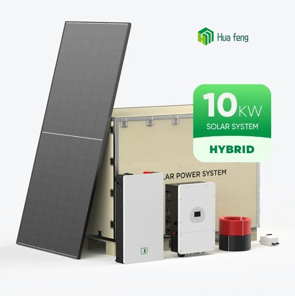Jinko JA LONGI 10KW 20KW 30KW Panel Solar Kit Inverter /10kw Solar System Grid Tied Solar Panels System 30kw Hybrid Solar System