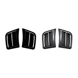 Subaru Wrx Impreza Sti 2008 2014 Air Vent Side Gill Vane <b>Car</b> Stickers Piano Black Carbon Fiber Texture Adhesive <b>Decals</b> - Product Image 3