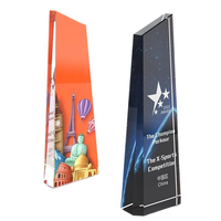 Trofeo de Cristal Premium de 24 cm, Grabado de Logotipo Personalizado, Premios de Cristal K9 para Eventos Corporativos