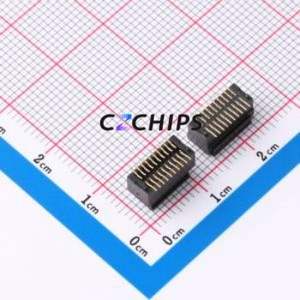 XDBM/F-0885-2*10PIN Board-to-Board & Backplane Connector SMD,P=0.8mm Connector 20P 0.8mm Vertical Mount 2 - Product Image 2