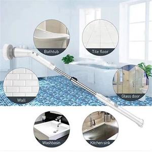 Новинка: Электрическая беспроводная щетка для чистки душа, водонепроницаемая IPX5, перезаряжаемая, с регулируемой удлиненной алюминиевой ручкой - Product Image 4