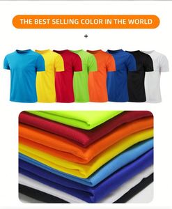 Design Quick-Dry Summer Embroidery Sports T-<b>Shirts</b> Plain Polyester Short Sleeve Running Promotion <b>Shirts</b> With Custom Logo - Product Image 3