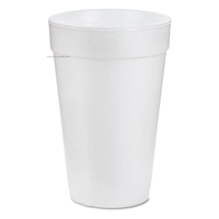 100 pièces, MOQ faible, logo personnalisé, gobelets en polystyrène blanc jetables de 16 oz