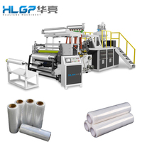 Système de chargement automatique de papier, machine à fabriquer des rouleaux de film étirable en plastique HDPE pour filament