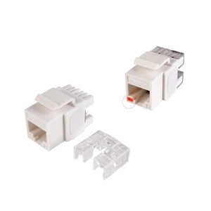 Conector Keystone Cat5e sin blindaje de 180 grados UTP RJ45, módulo de datos PT-A03-5E para LAN de 1000Mbps - Product Image 2