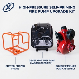 Bomba de Agua a Gasolina de Alta Presión de 7HP, 170F, 212CC, 110m de Elevación, Salida Única de 2 Pulgadas, Bomba Contra Incendios para Riego Agrícola - Product Image 6