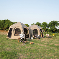 Tente dôme gonflable 2 personnes de haute qualité Big Air Camping House étanche et automatique en tissu Oxford-à vendre