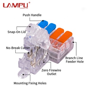 ประหยัดแรงคาน211 <span class=keywords><strong>CMK</strong></span>-2ก้านโพลีคาร์บอเนตใสไม่มีแถบสำหรับการเชื่อมต่อสายไฟได้ทันที - Product Image 3