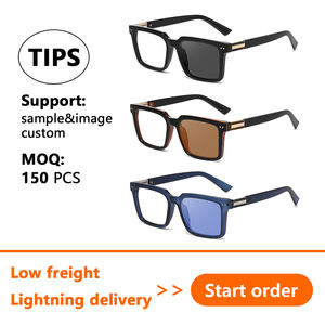 新しいスタイル高品質2026流行のPC素材光フォトクロミック眼鏡フレームブルーライトブロッキングメガネ - Product Image 2