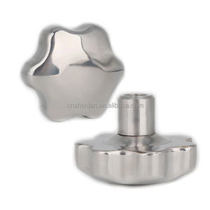 Kenop Bintang Baja Tahan Karat M8 M10 M12 M18 dengan Ulir Betina, Kenop Pengunci Lubang Tembus Bentuk Bintang, Kenop Pegangan Lubang Manhole - Product Image 6