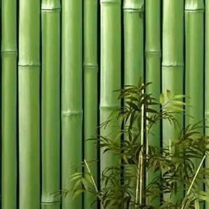 UDK PVC Chinese 3D Bamboo Waterproof Peel & Stick Wall Sticker Self Adhesive Wall Paper for Wall Decoration