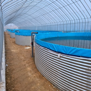 Gegalvaniseerd Paneel Met Pvc-Zwembadcirkel Rivierkreeftentankkweekvijver - Product Image 1